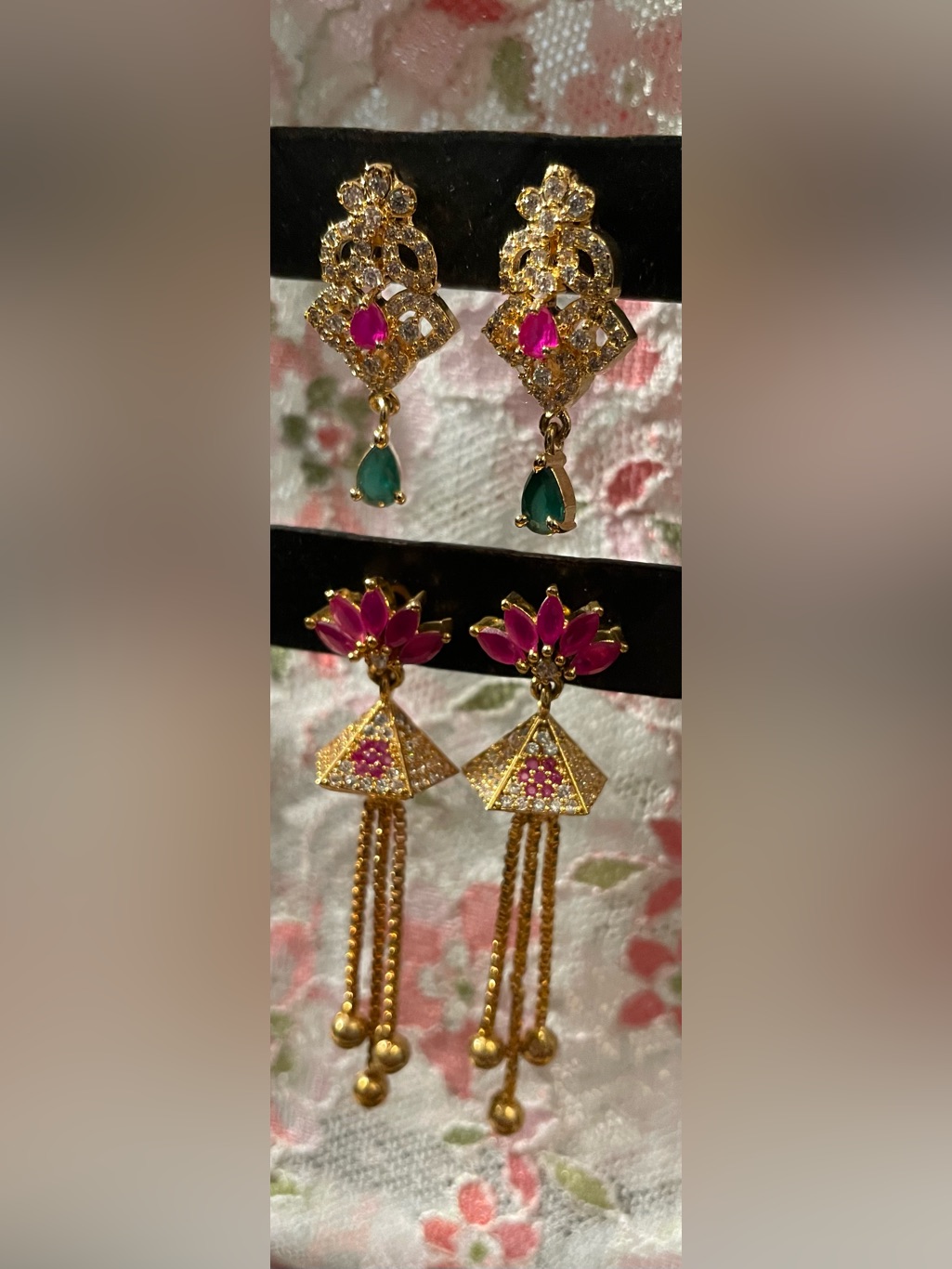 Sparkling Eye Candy! Two New Pairs Of Earrings Bundle.